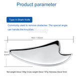 Stainless Steel Scraping Body Guasha Board Scrapper Massage Plate Release Pain Relief Massager Relaxation Health Care