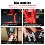 Car jump starter 1000A Battery Starter with LED Light and Safety Hammer 30000mAh Portable Power Bank Starting Device For car
