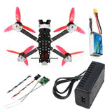 DIY FPV Racing Drone F220 220mm 5inch PNP RTF with Razer Micro 1200TVL Camera 60mm RP-SMA Antenna 5.8G 40CH FPV Goggles Monitor