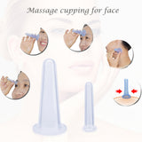 Face Body Massage Cup Set Cups Vakum Cup Terapia Fisica Big Food Massage Jars  Anticellulite Masage Remover Cup For Back