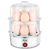 Mini Egg Steamer Multi-function Eggs Boiler Double Layer Stainless Steel Breakfast Maker Appliance Cooking Tools Kitchen ZD01