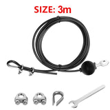 Cable Machine Attachments Tricep Rope Gym Lat Pull Down Rope Pully Gym Fitness Equipment Weight Lifting Workout Accessories