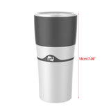 Portable Cold Brew Pour Over Drip Coffee Maker K-Cup Single Serve Mug Dropshipping
