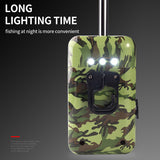 Intelligent Sensor Water Oxygen Pump Portable Smart Induction LED Lighting Outdoor Fishing Oxygenation Air Pump Equipment  X663B