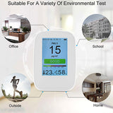 Digital CO2 Air Quality Monitor PM1.0 PM2.5 PM10 HCHO TVOC Detector Temperature Humidity Date Time Gas New Analyzer Meter Sensor