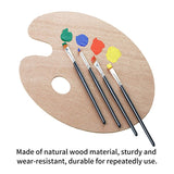 Wood Painting Palette Smooth Tray Palette Art Supplies Artist Oil Palette  Art Pallet for Painting Painting accessories