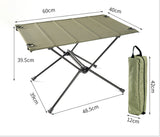 Ultralight Outdoor Folding Table BBQ Picnic Camping Square Table with Storage Bag Foldable Outdoor Dinner Desk Camping Equipment