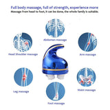 Pet Cat Dog 3D Head Massager Vibrating USB Wireless Waterproof Scalp Massager Promote Head Blood Circulation Health Care Tool