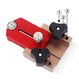 Saw Table Pushing Limit Backer Workbench Fast Cutting Milling Limit Fence Router Table Positioning Tool with Sliding Roller