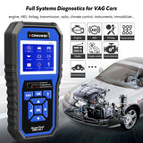 KW450 OBD2 escaner automotivo for VAG Cars VW Audi ABS Airbag Oil ABS EPB DPF SRS TPMS Reset Full Systems Scanner VAG COM