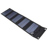 70W Foldable USB Solar Panel Portable Folding Waterproof Solar Panel Charger Outdoor Mobile Power Battery Charger