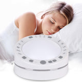 New White Noise Machine USB Rechargeable Timing Sleep Instrument Warm Light Night Baby Sleep Soothing Sleep Aid For Baby Adults
