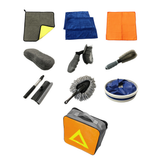 1 Set Car Wash Kit Portable Car Cleaning Tools Auto Washing Towel Brush with Bucket Tools
