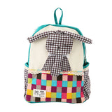 Kids School Bags Backpack Canvas Children' Backpack cute Cartoon Rabbit Children Kindergarten Primary Schoolbags 2018