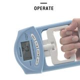 Grip Strength Meter Grip Strength Meter Digital Hand Dynamometer Measuring Hand Grip Exerciser Strengthener 300Lb