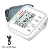 New Digital Automatic Blood Pressure Monitor Upper Arm Automatic Cuff BP Machine & Pulse Rate Monitoring Meter,Large LCD Display