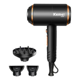 Kemei 4000W Hair Dryer Professional Electric Blow Dryer Strong Power Blowdryer Hot /Cold Air Hairdressing Blow Hair Drying Tools