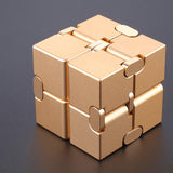 Str Relief Toy Premium Metal Infinity Cube Portable Decompres Relax Toys for Children Adults