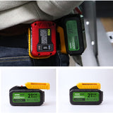 9 Pack Battery Holder And Tool Holder, Belt Clip Storage And Wall Organizer, Tool Holder For Dewalt 20V/60V Batteries