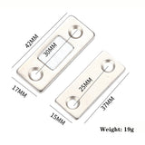 2pcs/Set Magnetic Cabinet Catches Magnet Door Stops Hidden Door Closer With Screw For Closet Cupboard Furniture Hardware