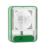Cooler Cooling Fan Water Mist Maker Mini Portable Fan Multifunctional Silent Durable 3 Gear Adjustable for Office Bedroom School