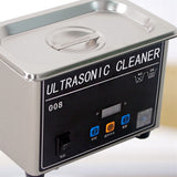 Ultrasonic Cleaner,Detachable Tank and Time Setting Multi Purpose Cleaner for Jewelry Glasses Cleaner Machine EU Plug