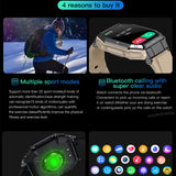 Smart Watch K55 Men Bluetooth Call 350 mAh Long Standby 1.85inch Wristwatch Blood Pressure Monitor Outdoor Sports Smartwatch