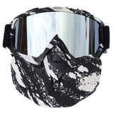 Ski Goggles Skiing Motorcycle Goggles Mask Moto Face Mask Snow Motocross Goggles Racing Helmet Snowboard Protective Glasses Mask
