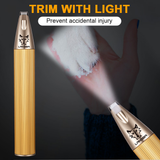 Pet Dog Clippers Professional Foot Hair Trimmer Low Noise Rechargeable Dog Grooming with LED Hairdresser Cutter Remover Machine