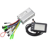 250W/350W 24-48V/36-60V Electric Bike Motor Controller with LCD Display Panel E Bike Scooter Motor Speed Controller Kit New