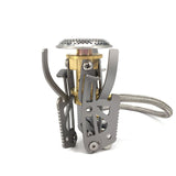 Adjustable Outdoor Gas Stove Camping Gas Burner Folding Stove Hiking Portable Foldable Stoves With Anti-Slip Serration