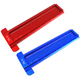 8inch Precision Woodworking Tools Aluminum Scale Ruler T-type Square Hole Ruler 67JE