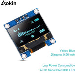 0.96 oled display Blue I2C IIC Serial 128x64 OLED LCD LED ssd1309 0.91 inch oled display Module for Arduino Raspberry Pi Display