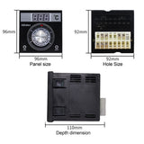 Digital Temperature Controller Kitchen Baking Gases Oven Temperature Controller K Type Thermocouple Precise Temperature Control