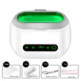 Digital 600ml digital and Touch Control Ultrasonic Cleaner Household Ultrasound Bath for Jewelry Watch Chains Eyeglasses razor