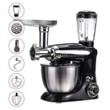 Stand Mixer Stainless Steel Bowl 6-speed Kitchen Food Blender Juicer Meat Grinder Cream Egg Whisk Cake Dough Kneader Bread Maker