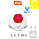 Wireless Siren 433MHz Indoor Strobe Siren Or Tuya Wifi Light Siren Alarm 100dB For Our Tuya Smart Home Wifi Gsm Alarm System