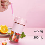 300Ml Mini Portable Electric Fruit Juicer USB Rechargeable Milkshake Machine Juice Machine Machine Kettle Juice Cup