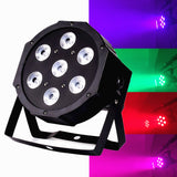 Wireless Remote Control LED dj light Led Flat Par 9x18W RGBWA UV 6IN1 DMX controlled Home Disco Lights