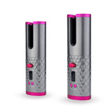 Portable Cordless Automatic Hair Curler Rechargeable Ceramic Hair Curling Iron LED Display Temperature Wave Curler Drop Shipping