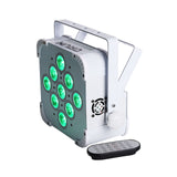 9X18W RGBWA UV Wireless DMX Uplighting Battery Operated Wifi&amp;IRC Remote Control DJ LED Par Can Wash Light Disco Wedding Uplights