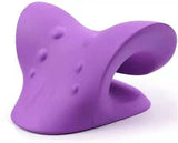 Neck Massage Pillow Neck Shoulder Cervical Chiropractic Traction Device Massage Pillow for Pain Relief Body Neck Massager