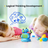 DEERC Baby toy Robots for boys or girls trajectory tracking robots for kids Robot Toy Magic Line with Intelligent Pen and Pape