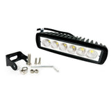 1PCS super brightness 18w DRL LED Flood Work Lights Worklights 12-24V 12Volt LED Work lights for Off Road Vehicle SUV car trucks
