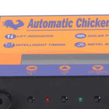 Automatic Chicken Coop Door with Time Adjustable Setting Rolling Curtain Chicken Door Opener for Duck Goose