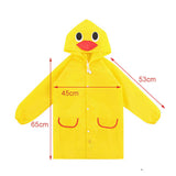 1pcs Cartoon Animal Style Waterproof Kids Raincoat For children Rain Coat Rainwear Rainsuit Student Animal Style Raincoat