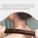 1 Set 4 Pcs Guasha Scraping Stick for Back Shoulder Neck Waist Leg Massage Tools Made From Natural Wood Fast Large Area