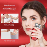 Mini HIFU Machine Ultrasound Slimmer RF Radiofrecuencia EMS Microcurrent 3D Roller Neck Lifting Anti Wrinkle Face Body Massager