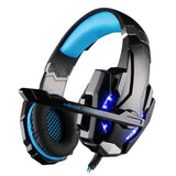 3.5mm Gaming Headphone Stereo Game Headset Noise Cancellation Earphone with Mic LED Light Volume Control for PS4 Laptop Tablet