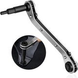 Hvac Service Wrench Air Conditioner Valve Ratchet Wrench (1/4Inch, 3/8Inch, 3/16Inch, 5/16Inch) With Hex Bit Adapter